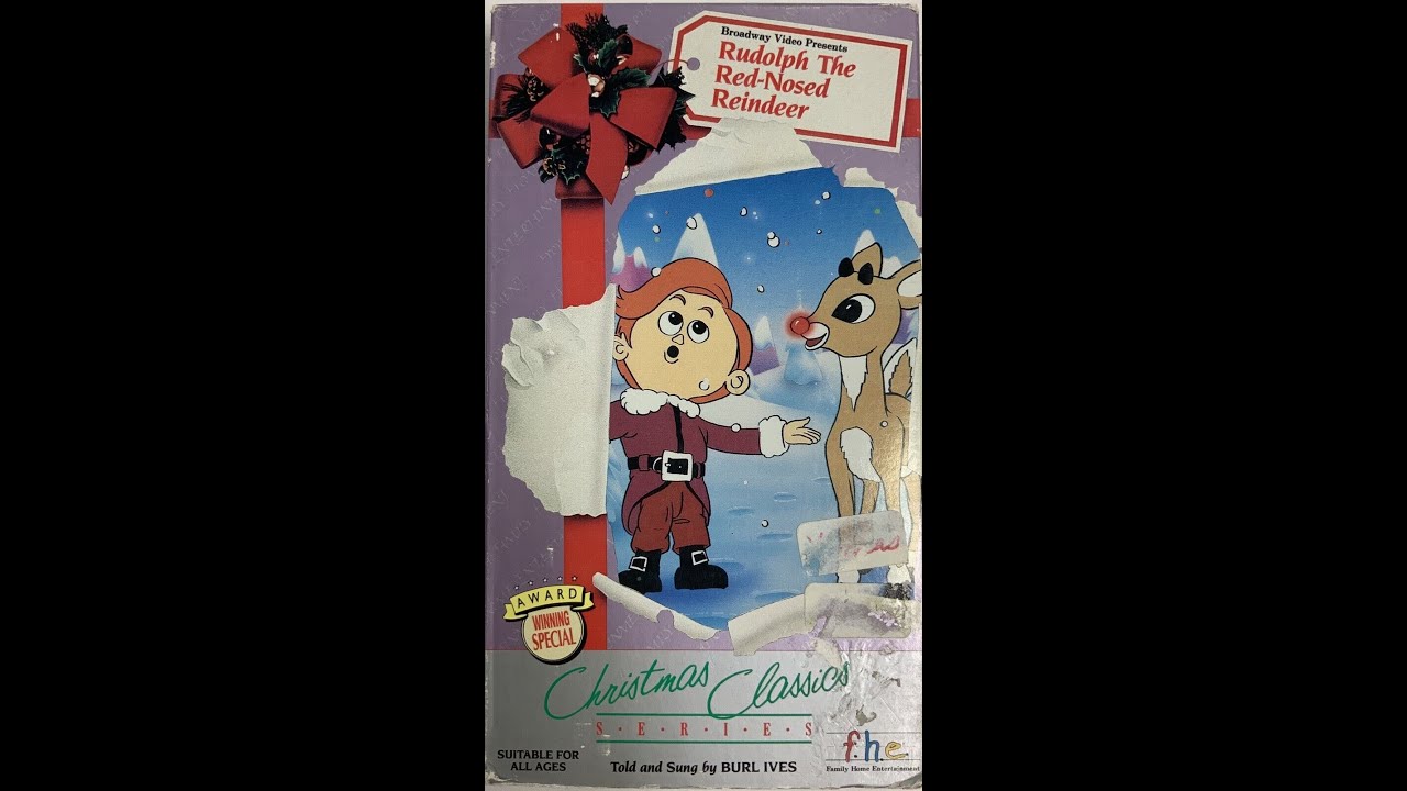 Opening To Rudolph The Red Nosed Reindeer 1989 VHS - YouTube