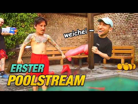 Der erste POOL STREAM des Jahres feat Rezo