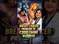 BREAST CANCER PROBLEM TO ₹200 CRORE BUSINESS ! #business