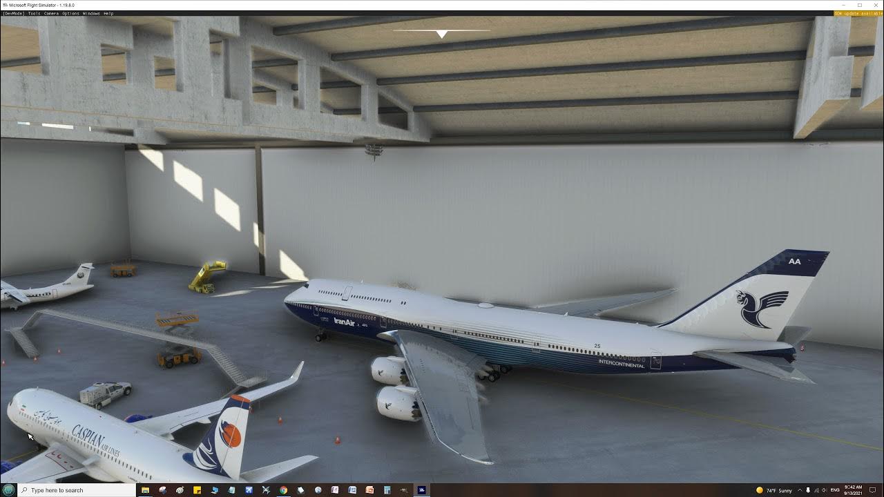 MSFS 2020 Hangar open door and usable. Part 2 YouTube