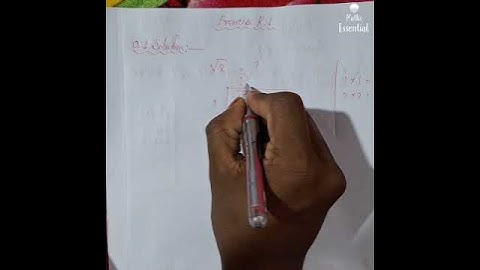 Class 9/ Revision/Exercise R-1/Q.1 Solution.