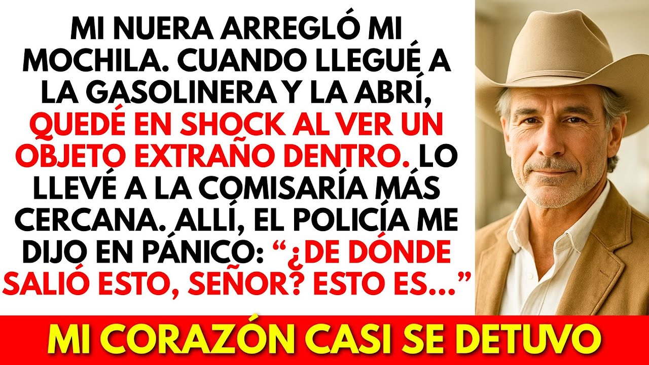 Encontré un objeto extraño en mi mochila y lo llevé a la comisaría. Todos palidecieron.