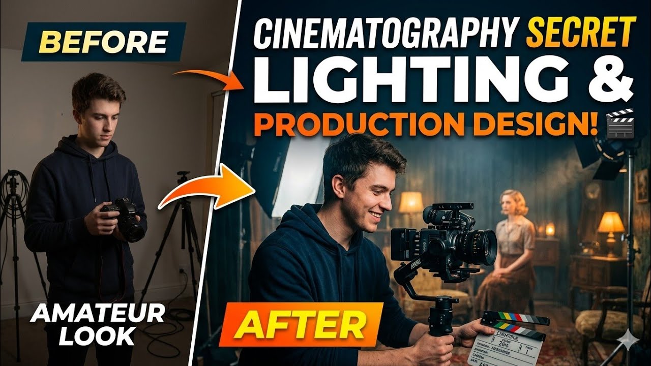 Cinematography Masterclass: Filmmaking, Lighting & Production Design #film 