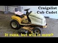 Cub Cadet HDS 3186? - Will it Mow?