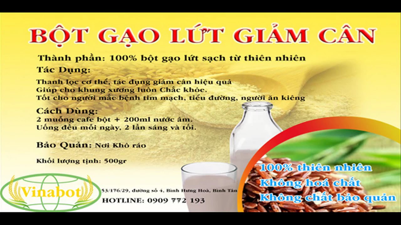 Bột Gạo Lứt Giảm Cân - Sự Lựa Chọn Thông Minh Cho Hành Trình Giảm Cân