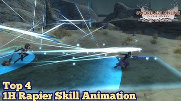 SAOIF : Too Many Good skill Animation for 1H Rapier, but here is my Top 4