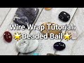 DIY Beaded Bail Tutorial #uniquejewelry #wirewrapjewelry #diy #wireart #diycraft
