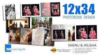 12x34 - Wedding Magazine Photobook Design #MaheshMannaperuma #Albumdesignlk