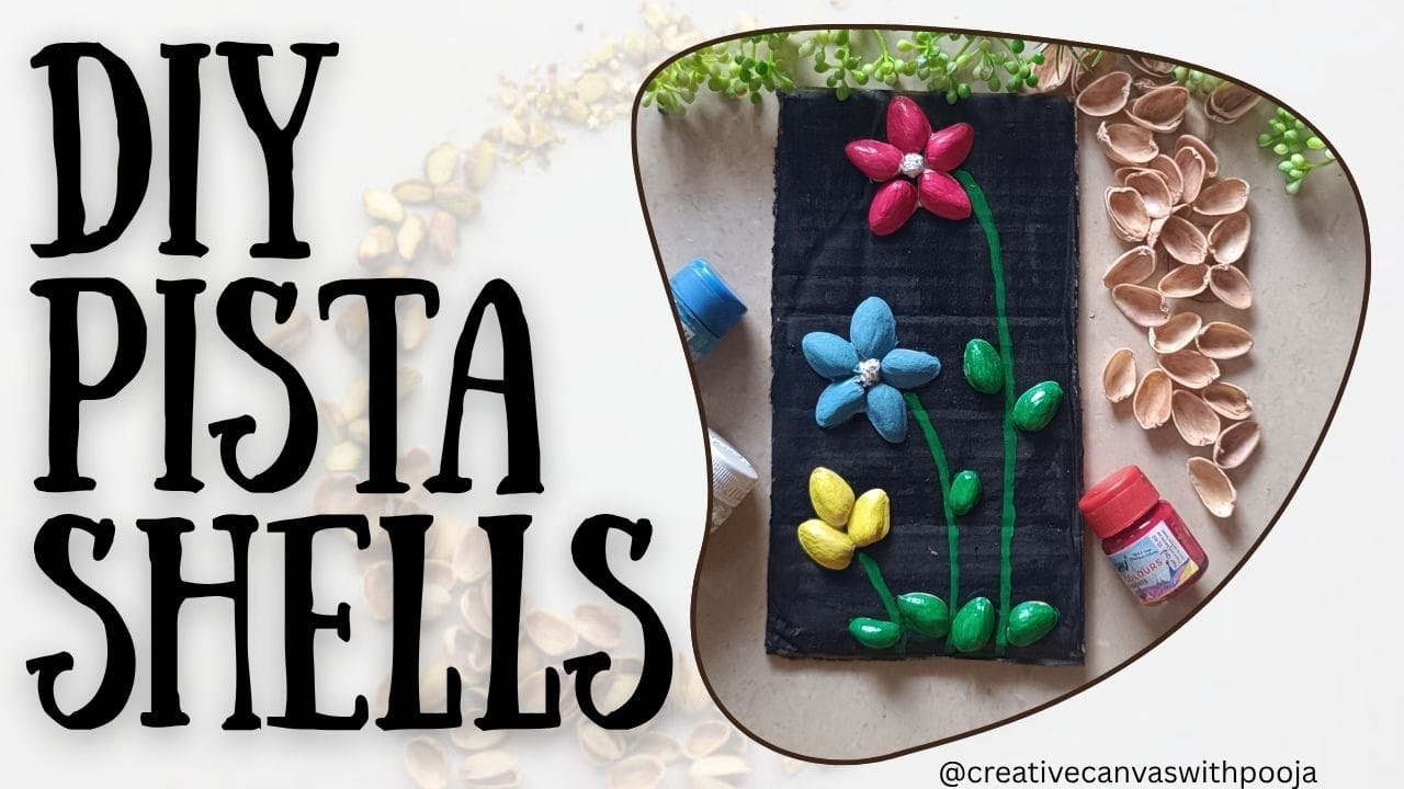 Easy Pista Shell wall Hanging Crafts | Home Decor Crafts |DIY|Wall Decor ideas 