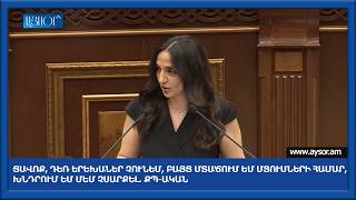 Ցավոք, դեռ երեխաներ չունեմ, բայց մտածում եմ մյուսների համար, խնդրում եմ մեմ չսարքել. ՔՊ-ական