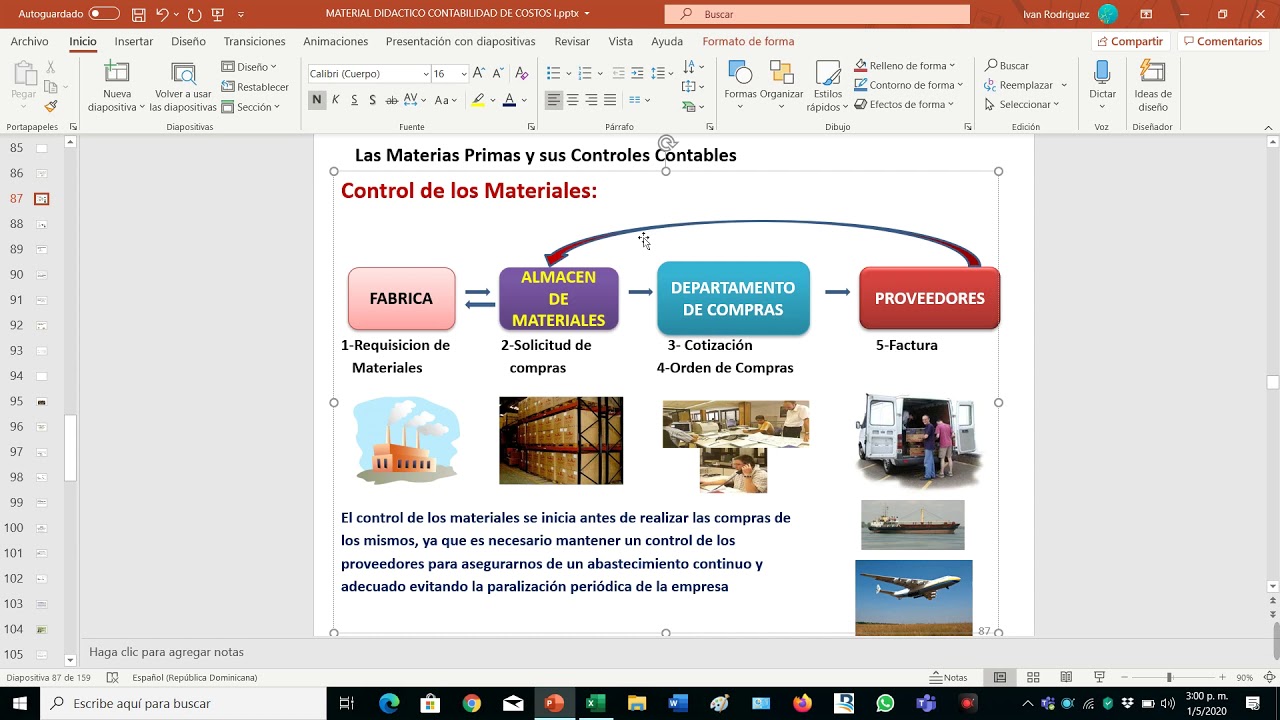 PROCESO EN CONTROL DE INVENTARIOS Y MATERIAS PRIMAS - YouTube