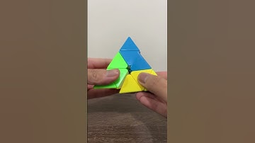 Pyraminx on Beat 🔺 Part 7 #satisfying #moyu #shorts