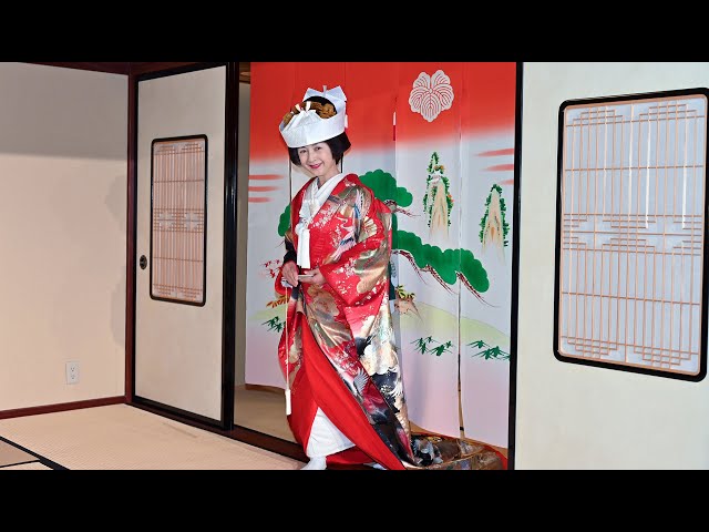 孔雀と花の花嫁のれん　　　　専用です。 加賀友禅 花嫁のれん 花嫁暖簾 孔雀 手描き 花嫁のれん号 花嫁のれん館