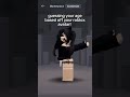 guessing your age based off your roblox avatar! || #roblox #2025 #age #shorts #guessing #youtube