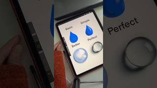 How to draw a waterdrop #procreate #shorts #howtodraw