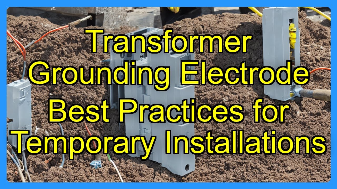 Transformer Grounding Electrode Best Practices for Temporary Installations