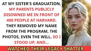 My Parents Disowned Me at My Sister’s Graduation – What I Revealed Shocked Them! | Family Drama