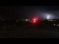 Taking off from Las Vegas during a night Thunderstorm. 737-900 Alaska Airlines.