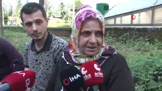 Rize'de eşinin darbederek öldürdüğü kadının cenazesi toprağa verildi Resimi