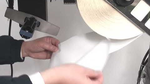 SATO LR4NX-FA Print Engine - How to install label