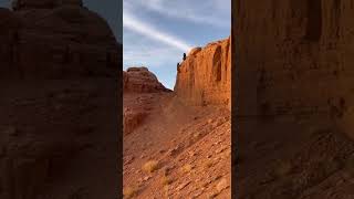 Falling, Climbing, Flying Mandrills Insane Cliffside Escape From A Leopard