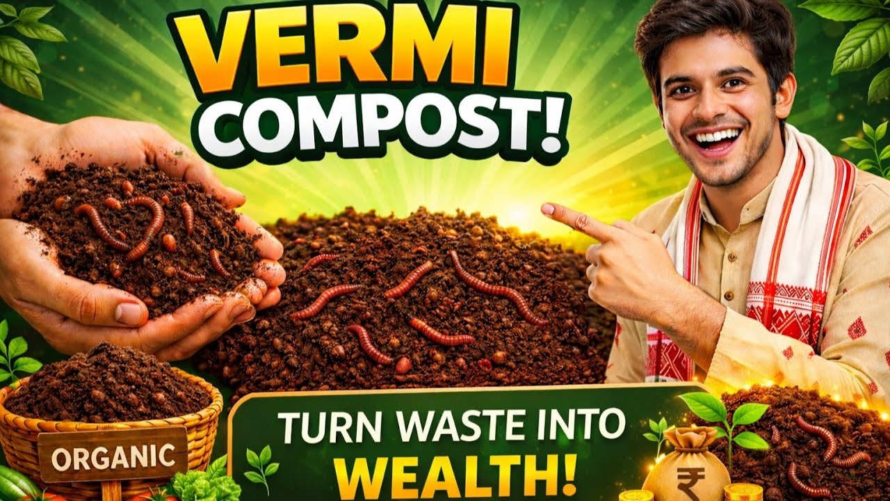 Vermicompost- Turning Waste into Wealth কেঁচুসাৰ - আৰ্বজনাৰ পৰা সম্পদ ...