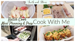Cook With Me | Meal Planning & Prep | Cook Once Eat All Week #19 | Batch Cooking
