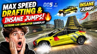 🚀 MAX SPEED Drafting & INSANE Jumps! Extreme Car Simulator Gameplay 🔥 screenshot 5