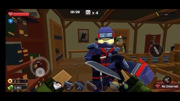 Pixel Combat: Zombies Strike | Stable Portal | Classic Mode | Saloon | Android Gameplay | Part 14