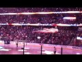 National anthem opening night NHL Lightning vs Capitals