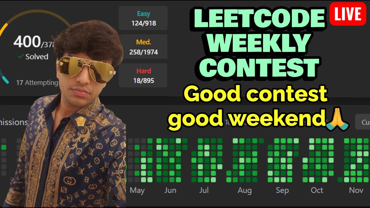 Leetcode Weekly Contest 497 | Live Attempt - YouTube