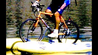 Luglio 1997: la prima bicicletta sul mare di Livorno (dal TGR Rai - Marco Banchelli/Shuttle Bike)