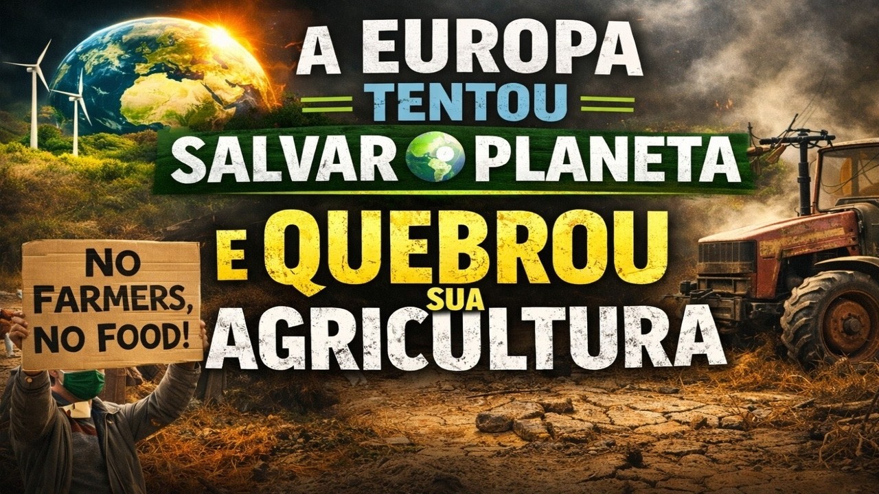 O Erro Sustentável Que Está Quebrando Agricultores na Europa (E o Brasil Quase Copiou)