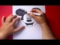 Como dibujar a Mickey Mouse paso a paso - Disney | How to draw Mickey Mouse - Disney