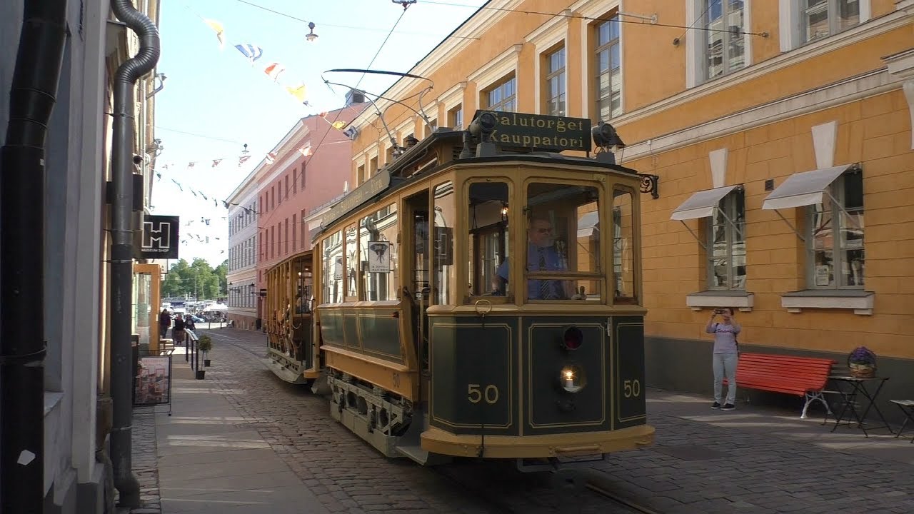 Helsingin raitiovaunut. Трамвай Хельсинки. Helsinki tram. - YouTube