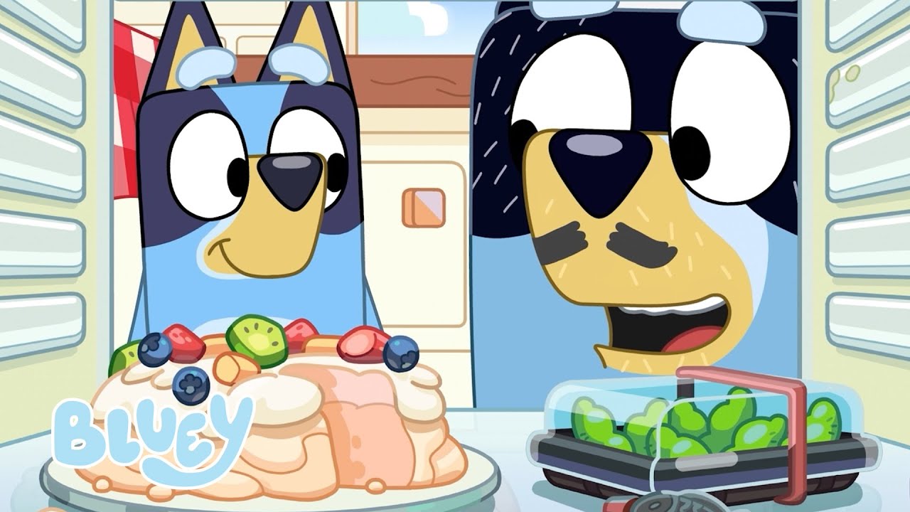 Nyd lækker julemad med Bluey! 🎄💙 | Bluey På Dansk