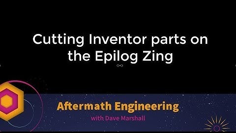 Cutting Inventor Files with Epilog Laser