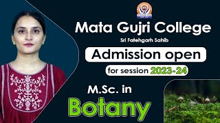 Admission Announcement: M.Sc. in Botany screenshot 3