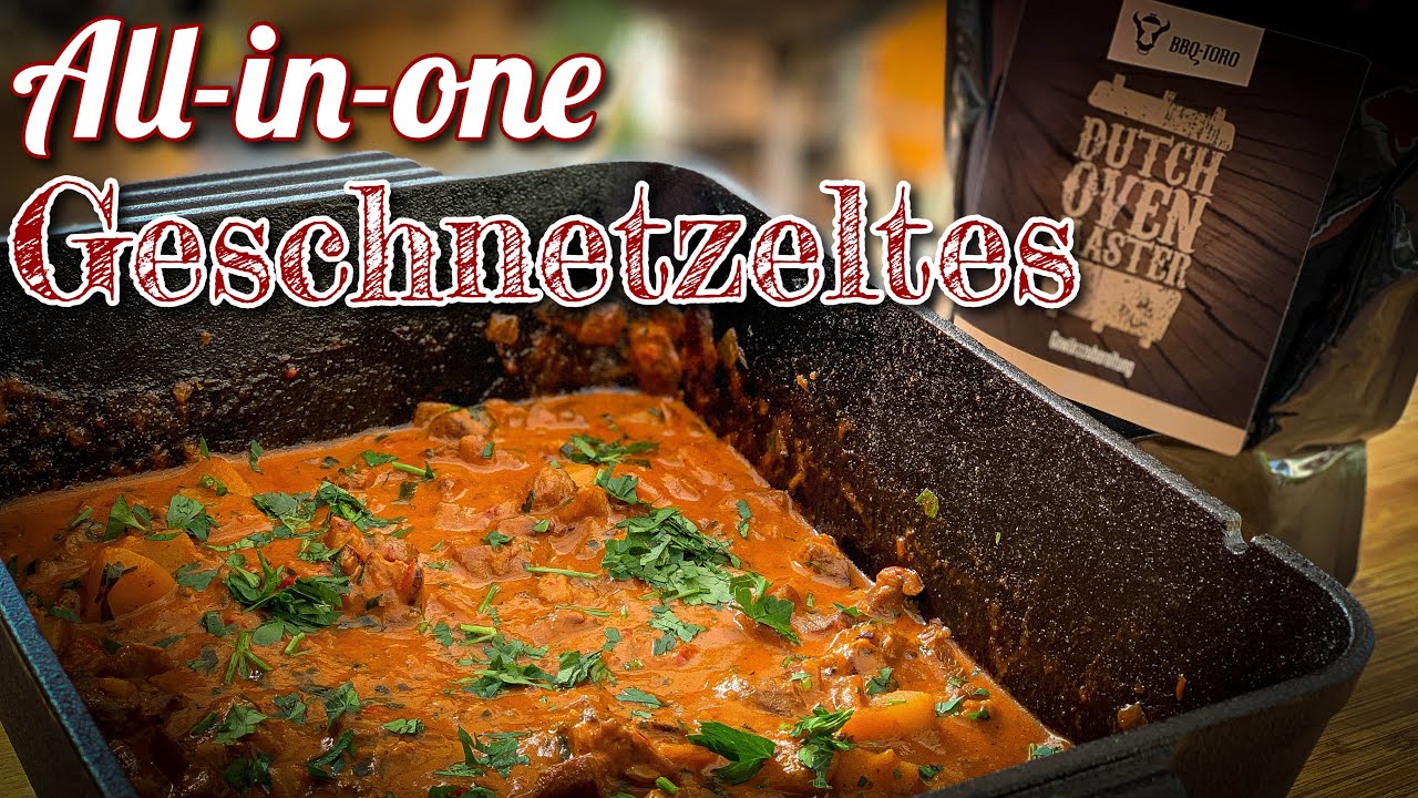 All in one Pot Geschnetzeltes aus den DOSQ4 mit dem Dutch Oven Master ...