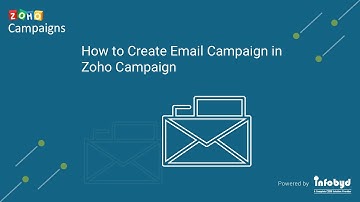 How to Create Email Campaign in  Zoho Campaign