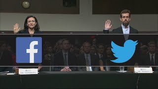 FB & Twitter execs testify on security