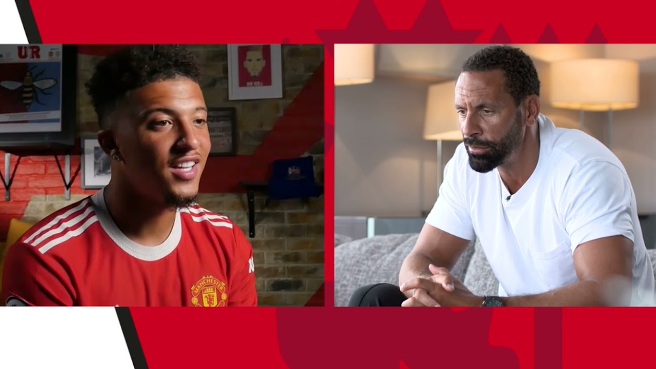 Sancho interview with Rio Ferdinand at first time.