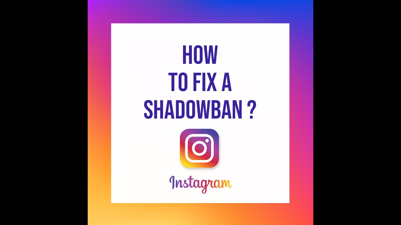 How to fix a shadowban? YouTube