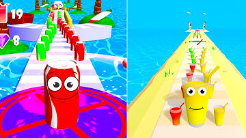 Juice Run All Levels Walkthrough Mobile Android IOS, New Running Games Gameplay Max Level