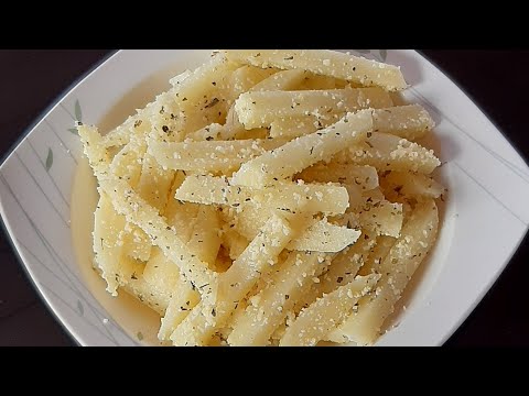 Vídeo: Como Assar Batatas Fritas Com Parmesão Até Ficarem Crocantes