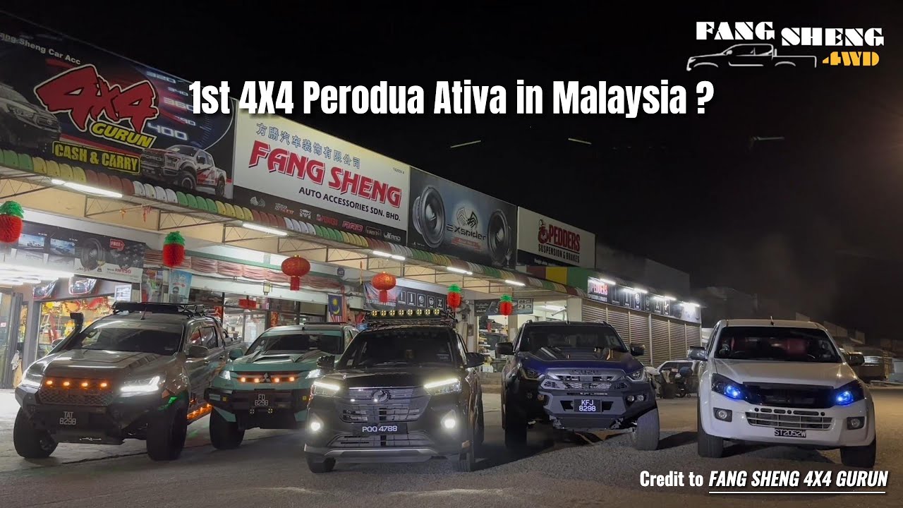 🔥𝐍𝐎-𝟏 4X4 Style 𝐀𝐓𝐈𝐕𝐀 in 🇲🇾 - FANG SHENG 4X4 GURUN