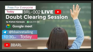 BRL-2 Exam Doubt Session | BBA IN RETAILING| IGNOU