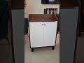 Nilkamal Aze Neo Shoe Cabinet 🪞 | 4 Shelf Engineered Wood Rack | Entryway Organizer #shorts