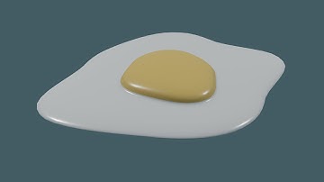 Blender Tutorial | Fried egg