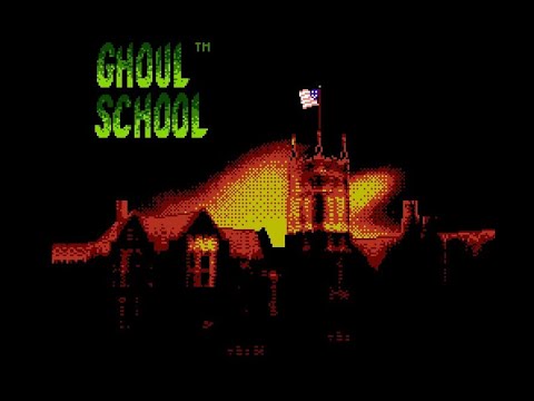 Видео: Полное прохождение Школа гулей (Ghoul School) nes